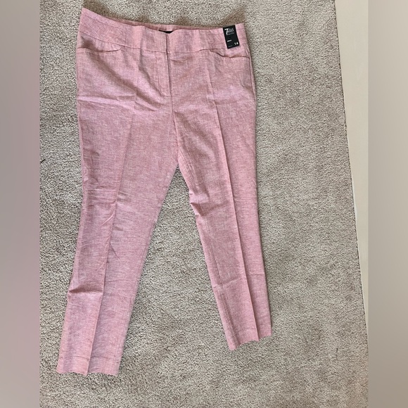 New York & Company Pants - New York & Company Linen Blend Ankle Pants